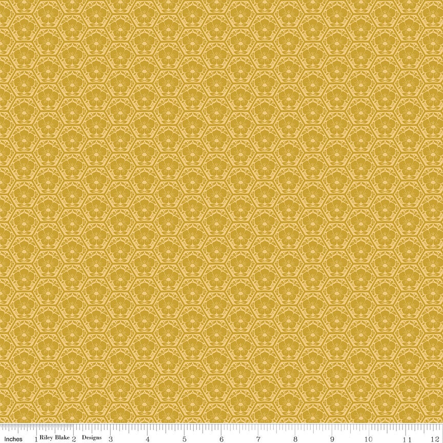 Honey Comb Forest Fabric Yardage, SKU: 90664-64