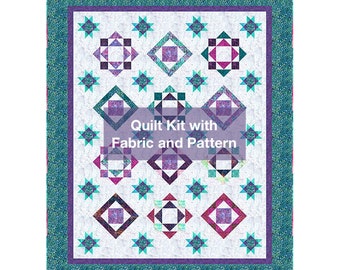 Courtepointe imprimée en gabardine de coton, PARQUET BATIK FOREST-Vert