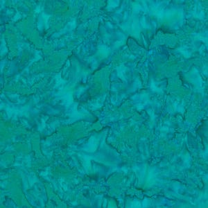 May include: Seafoam green fabric with a swirling, abstract pattern. The fabric has a soft, textured feel.