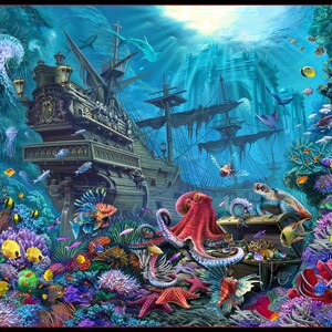 Deep Sea Treasures Quilt Kit With Fabric and Pattern for Quilt Top