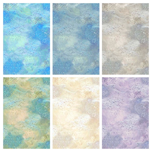 Torrents Cotton Fabric, Surge Storm 29923 QT Fabrics, Mottled Texture Cool Winter Fall Blender FQ Fat Quarter Eighth By the Yard BTY Precuts