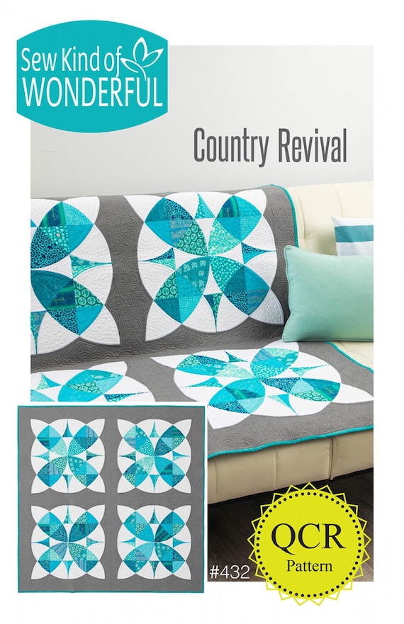Country Revival Quilt Pattern Sew Kind of Wonderful Paper Etsy