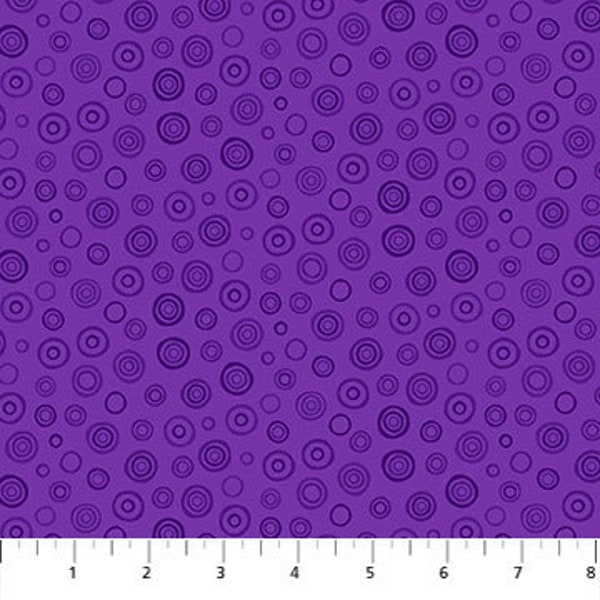 Purple Ringers Cotton Fabric 10001-84 Mixmaster Mashup Grape Spooky Season Fat Quarters FQ BTY half eighths by the yard quilt blender