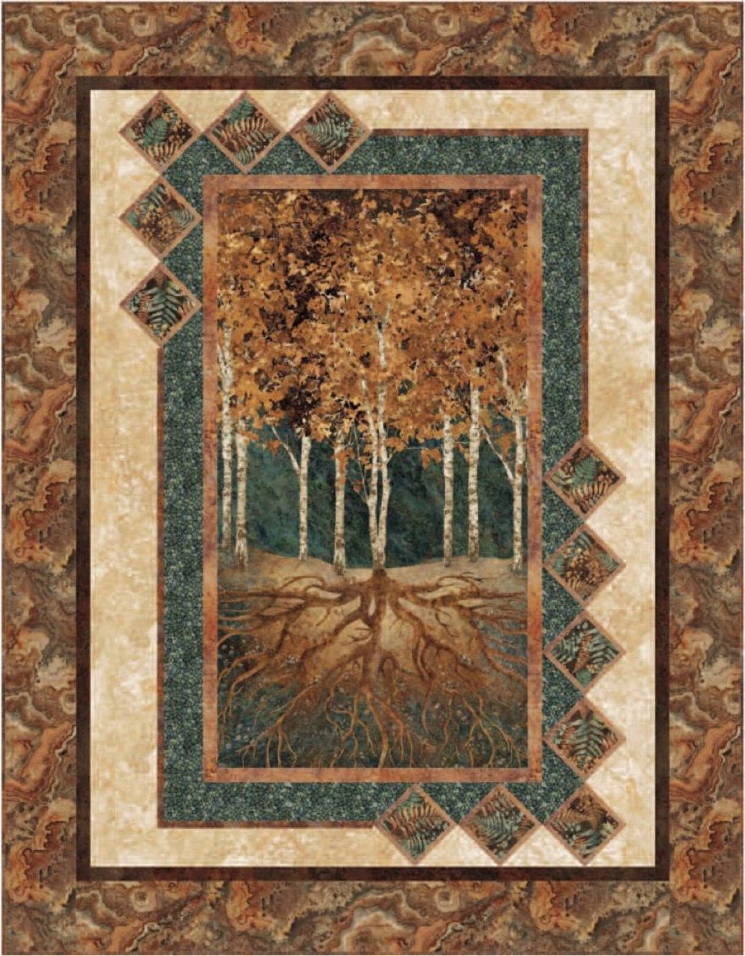 Dig Deep Quilt Kit With Fabric and Pattern for Quilt Top & Binding ...