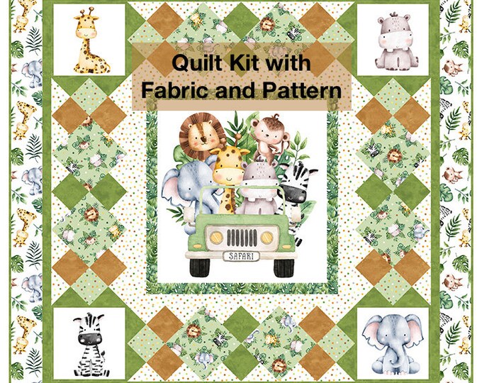 What We'll See Quilt Kit With Fabric and Pattern for Quilt Top and