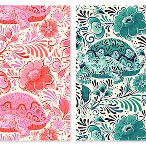 No Rush Cotton Fabric Tula Pink Metallic Besties Free Spirit PWTP216 Ships Same Day Pet Turtle Damask FQ Fat Quarter Eighth BTY by the yard