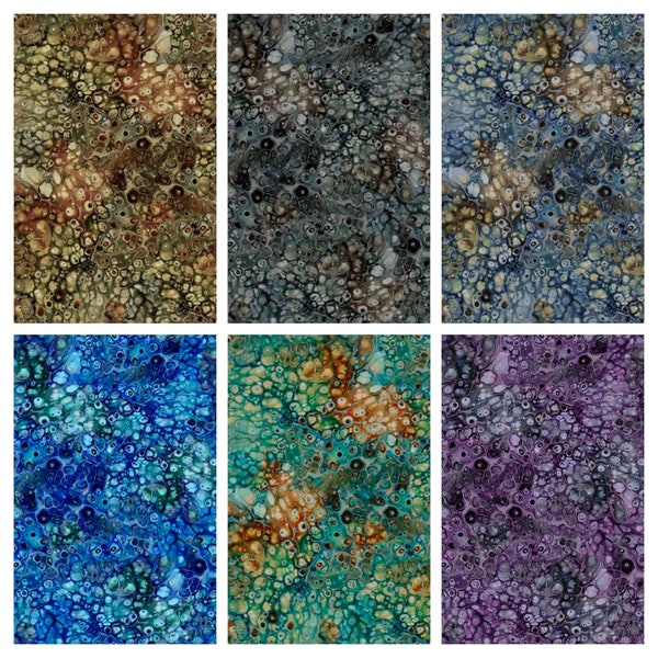 Spindrift Cotton Fabric Surge 29925 Storm QT Fabrics Ocllo Mason, Mottled Fall Blender FQ Fat Quarter Eighth By the Yard BTY Precuts harvest