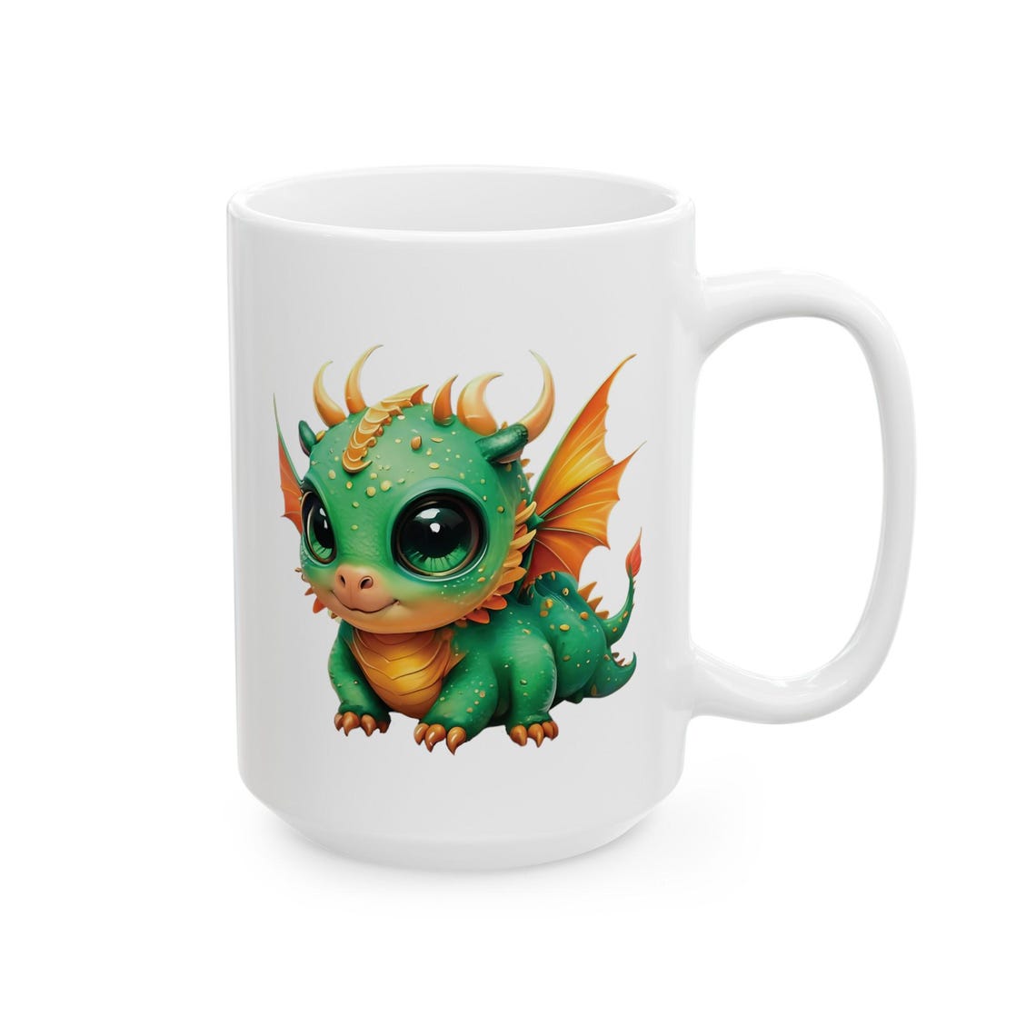 Mythical Dragon Mug Coffee Mug Cute Dragon Tea Cup 11oz 15oz - Etsy