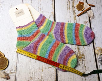 Calcetines tejidos a mano talla 41/42 - ¡campaña de recaudación de fondos!