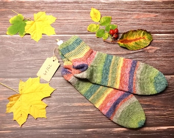 Calcetines Talla 41/42 tejidos a mano - ¡campaña de recaudación de fondos!