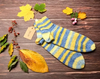 Calcetines Talla 41/42 tejidos a mano - ¡campaña de recaudación de fondos!