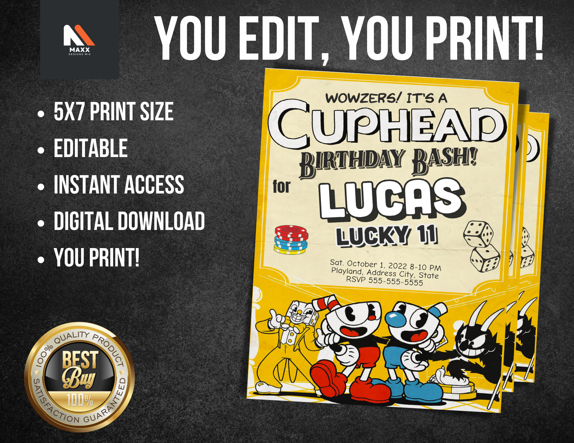 Cuphead Game Etsy Singapore