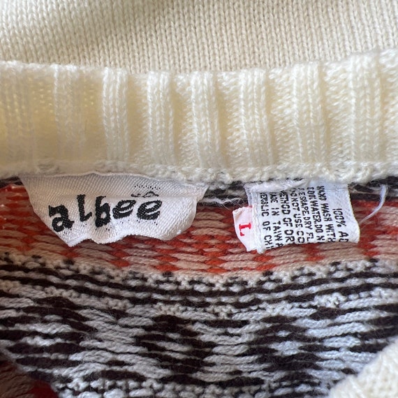 Vintage 70s Albee off white sweater - image 4
