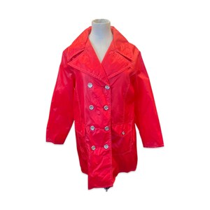 Vintage 70s red windbreaker