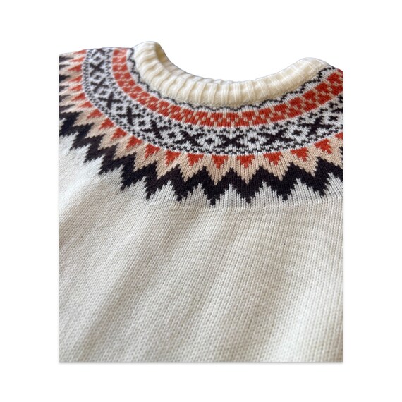 Vintage 70s Albee off white sweater - image 3