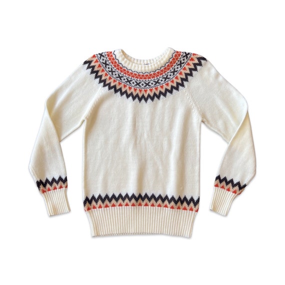 Vintage 70s Albee off white sweater - image 2