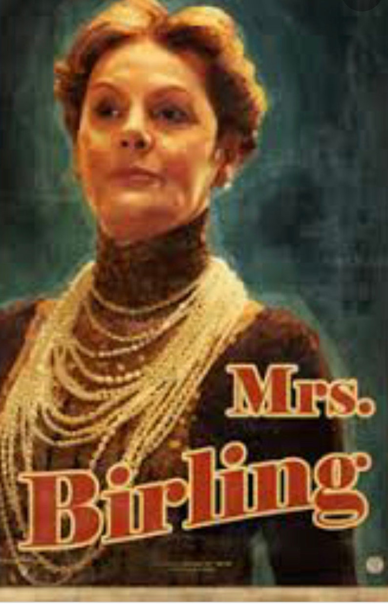 Top Grade Inspector Calls Sybil Birling mrs Birling Character Analysis Etsy