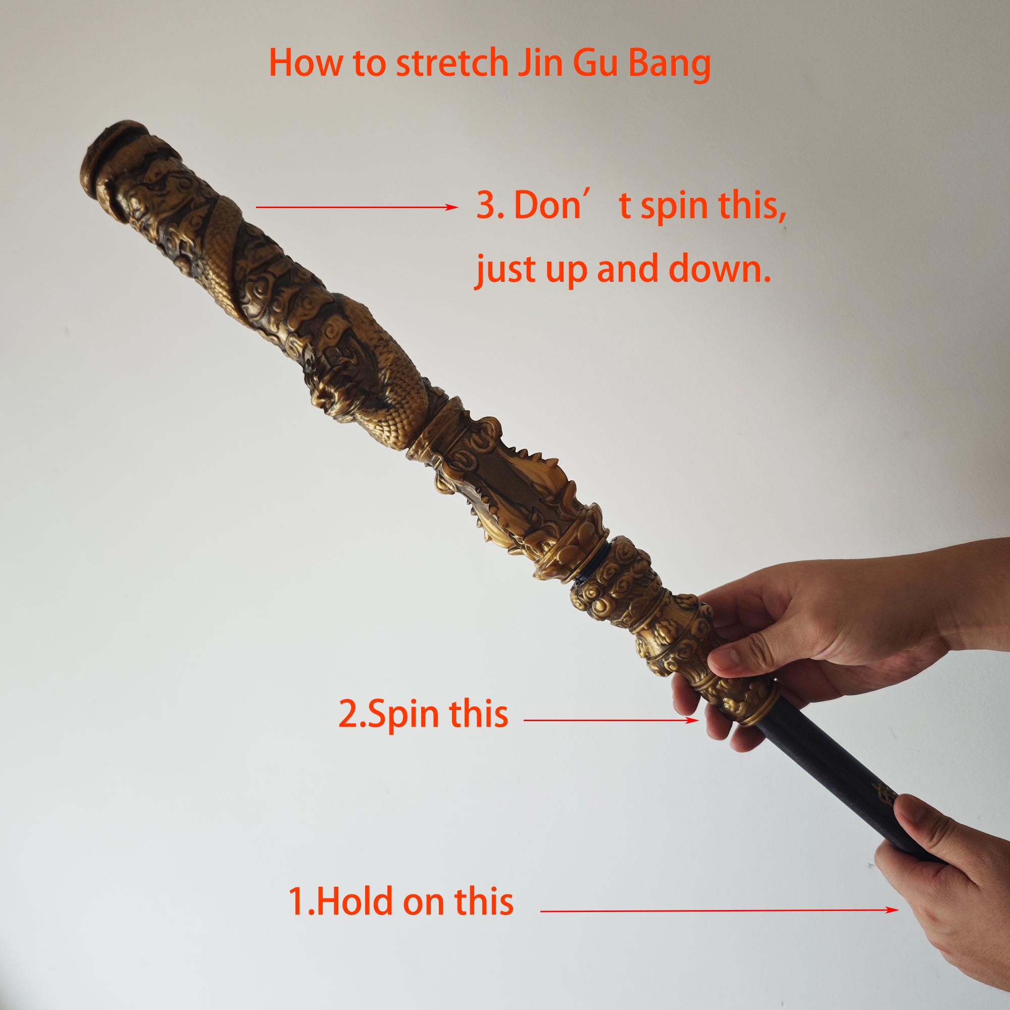 Black Myth: Wukong Weapon, Jin Gu Bang, Black Myth Wukong Cosplay Props ...