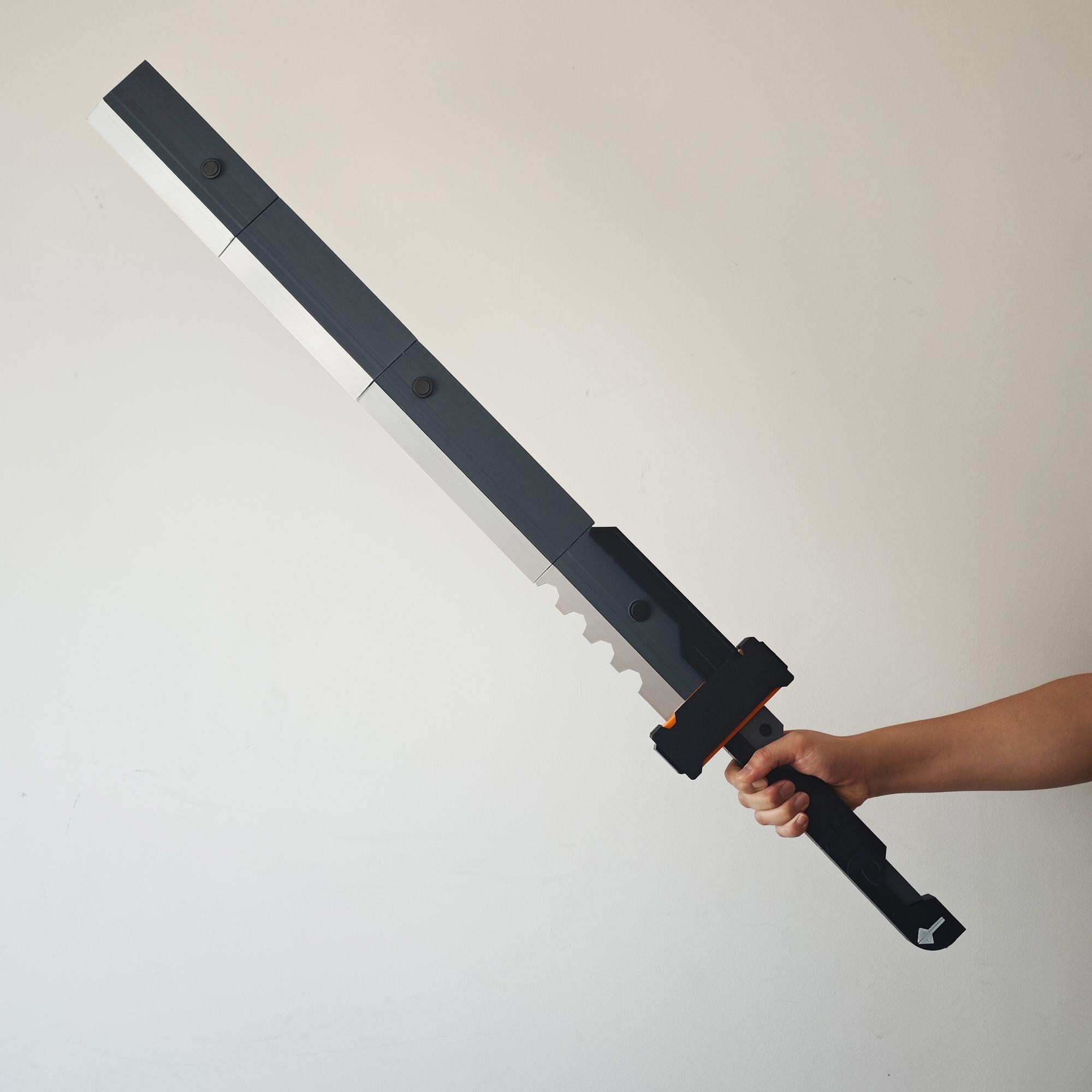 Soldier 11 Cosplay Knife, Inspired by Zenless Zone Zero, 3D
