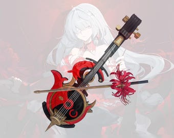Violino Phrolova, acessório para cosplay de Phrolova, inspirado em O Morro das Ondas Uivantes, item de colecionador, presente para gamers, cosplay de O Morro das Ondas Uivantes