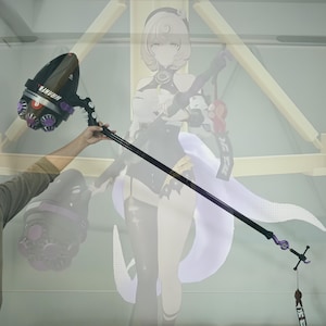 Accesorio de cosplay de Yidhari, Martillo de Yidhari, Cosplay de Yidhari Murphy, Inspirado en Zenless Zone Zero, Impresión 3D, 160 cm/62 pulgadas
