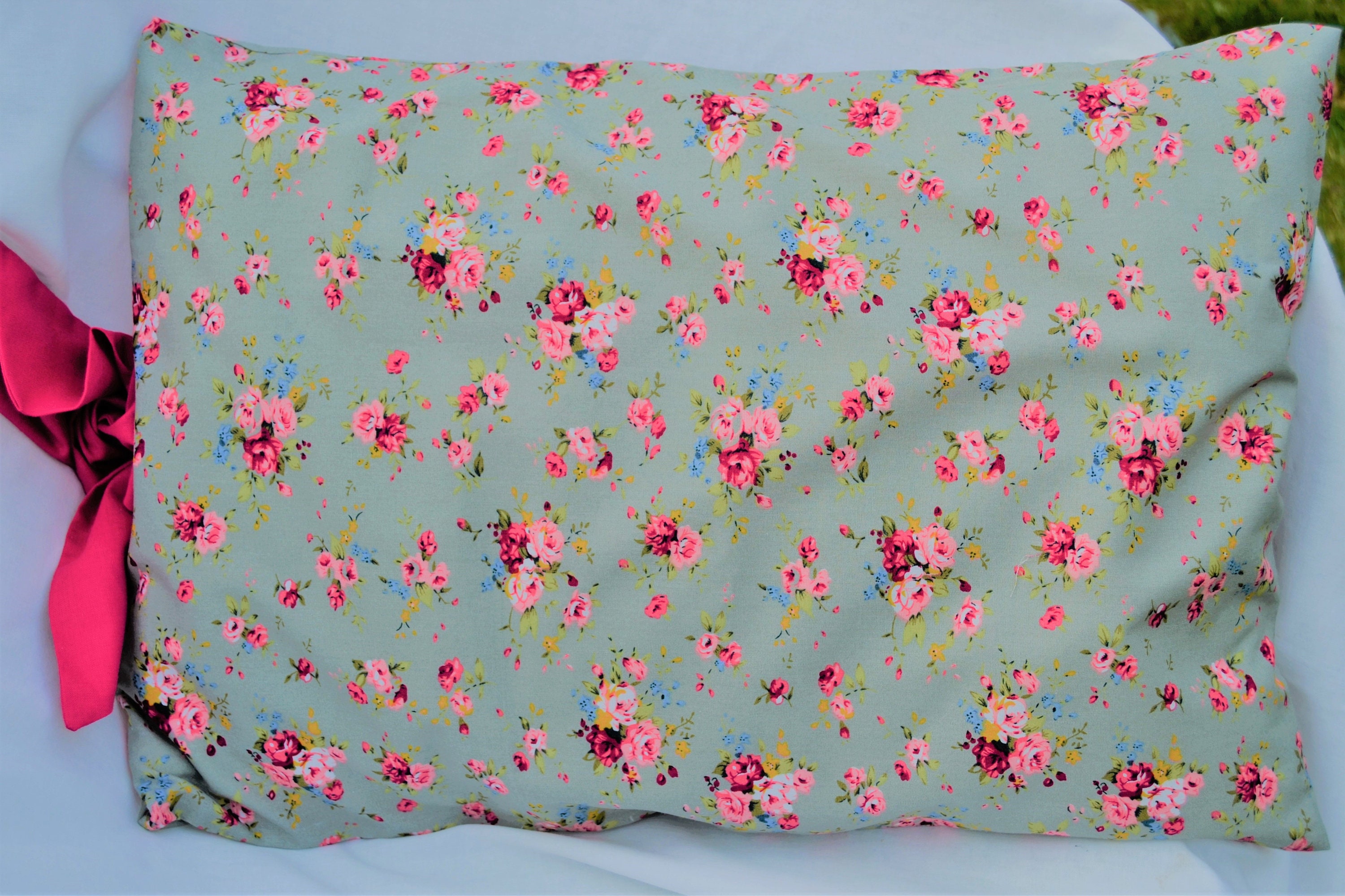 Housse de Coussin Décorative Fleuri