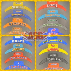3D Ridell Mini Helmet Color Rush Bumper Set