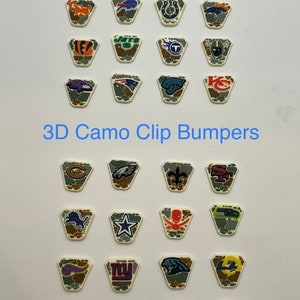 3D Camo Mini Helmet Visor Clip Bumper Set (New Product!!)