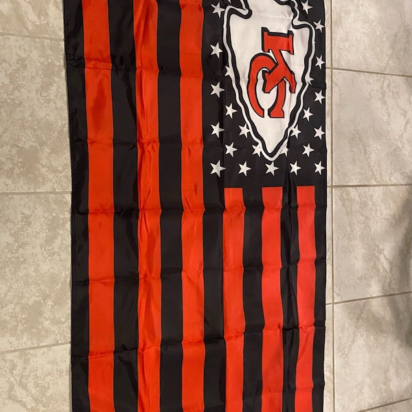 Kansas City Chiefs Flag Etsy