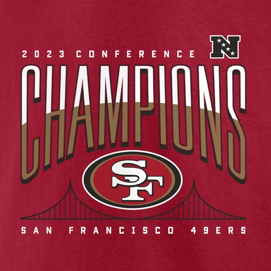 サンフランシスコ49ers 2023年カンファレンスチャンピオンTシャツ サンフランシスコ49ers 2023年カンファレンスチャンピオンTシャツ
