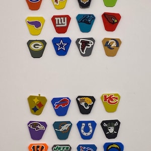 3D Color Rush  Mini Helmet Visor Clip Bumper Set