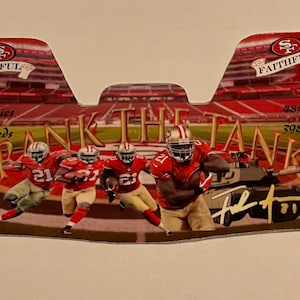 Custom 49ers  Mini Helmet Visor