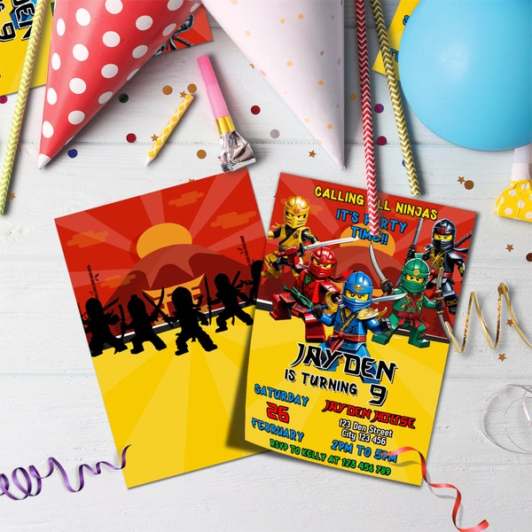 Ninjago Party - Etsy