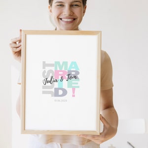 Guest poster wedding fingerprint guest book customizable alternative guest book - wedding decoration