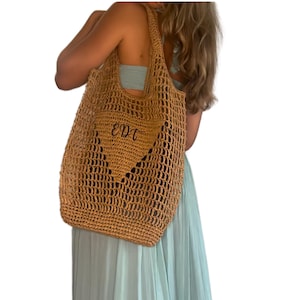 Personalisierte Strandtasche, Handtasche, Strandtasche, Benutzerdefinierte Handtasche, Raffia Tasche, Geschenke für sie, personalisierte Tasche, Stroh Strandtasche