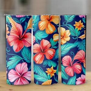Hibiscus Hawaiian Flower Print Door Mat main image 0