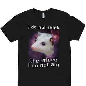 Confused Possum T-Shirt: Funny Unisex Graphic Tee