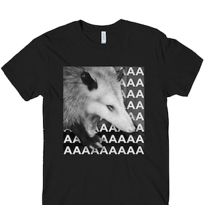 Screaming Opossum Graphic Tee - Funny Unisex T-Shirt