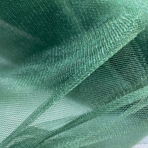 Green Crystal Tulle Fabric.For Dresses,Tutu Skirts,Decoration, Noel Party Decor,Christmas Gift.