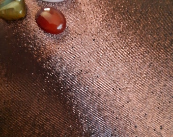 Shimmering Copper Dress Fabric: Ideal for Evening Wear, Bridesmaid Gowns, and Ball Gowns -Sewing Supplies,Engagement Dress,Graduation.