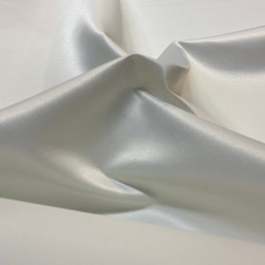 Elegant Off-White Satin Fabric.Apparel Fabric. For Wedding Dress,Graduation Attire, Bridesmaid Dress,Evening Dress,Nightgown Fabric,
