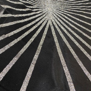 Sparkle Silvery Black Tulle Fabric,Prom Dress, Bridesmaid, Evening Dress Tulle. Any size you want by the yard