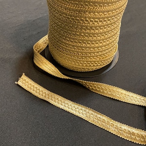 Golden Braid Embroidery Trim: Gold Stripe, Sewing & Costume Accessory