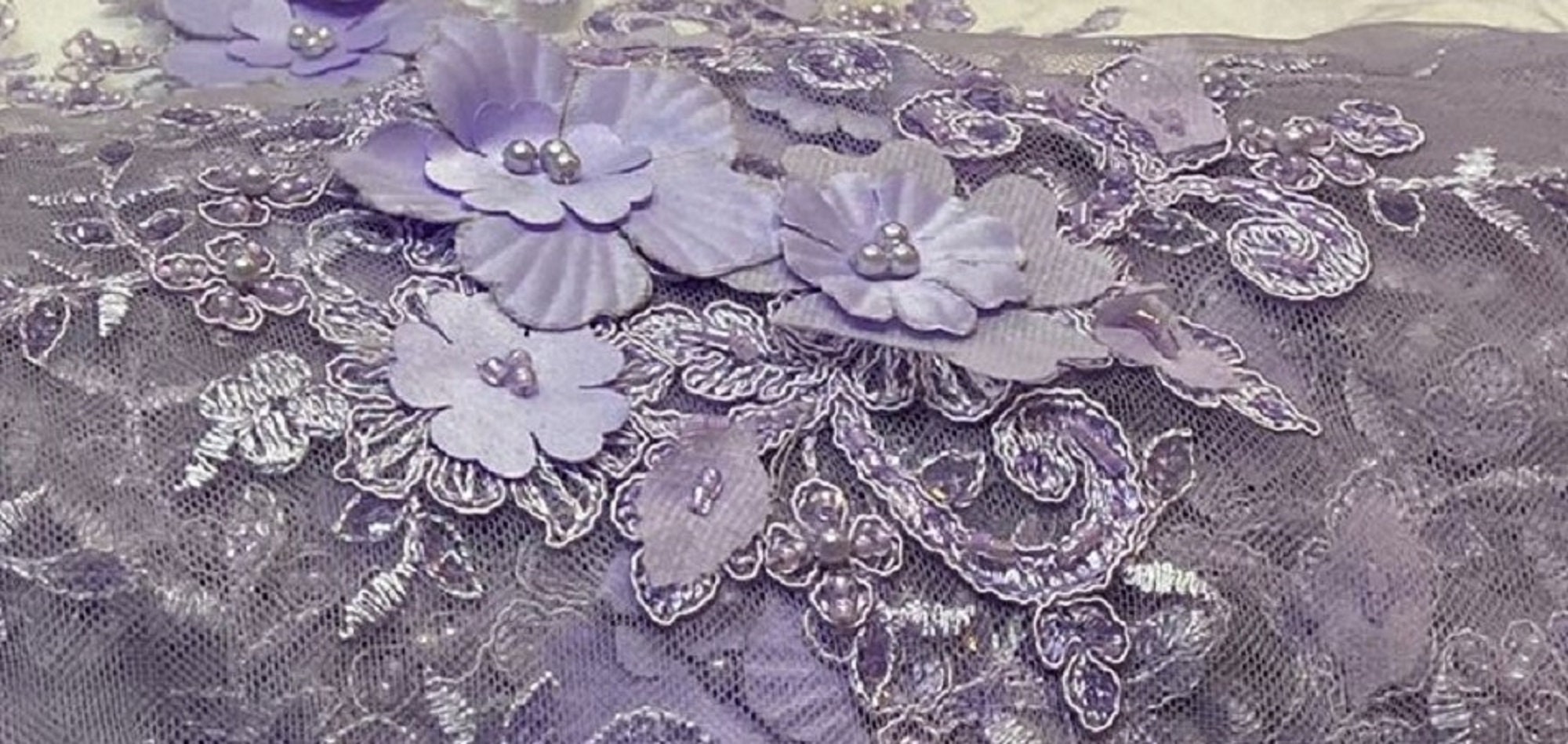 Lilac Stretch Lace Fabric (2 Yards Min.) - Yahoo Shopping