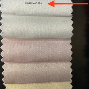 1.40 Meters Lycra Matte Off White Satin Fabric. Stretch Satin Fabric, Dress, Lining, Party Decor, Table Runner, Evening Dress Fabric