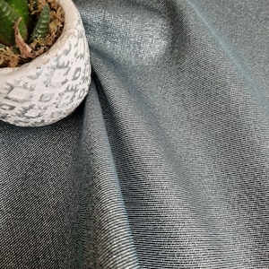 Lurex Blue Woven Fabric: Silver Glitter Evening Apparel (59 inc)