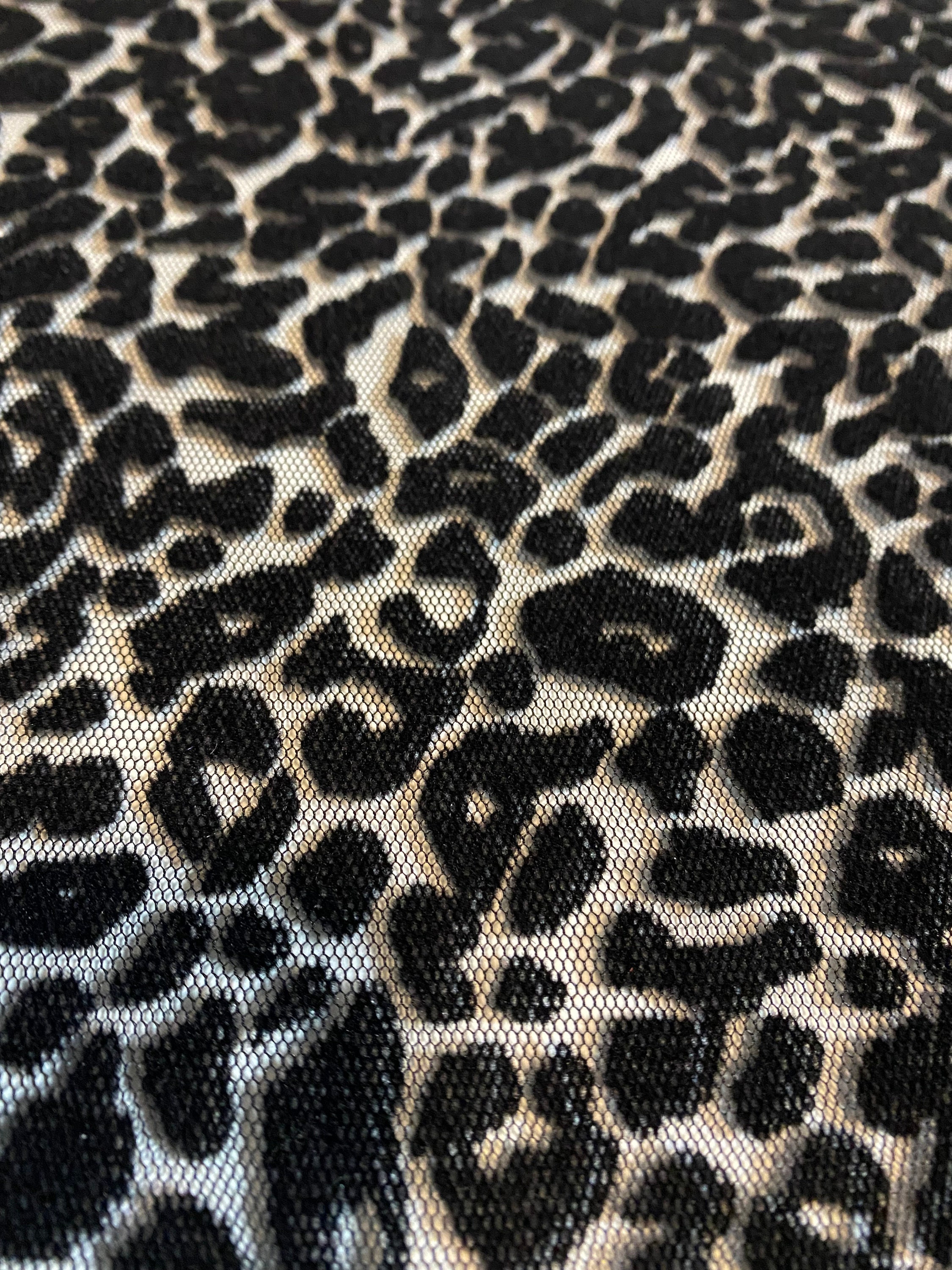 Leopard Lace Fabric -  Canada