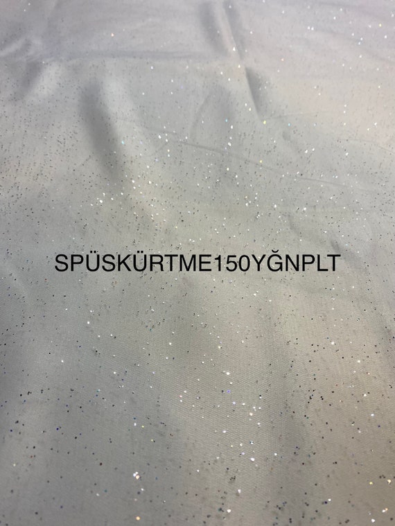 Intense Spraying Multicolor Glitter Print Tulle,glitter White Tulle  Fabric.for Wedding Dress,bridesmaid,evening Dress Tulle Fabric and More 