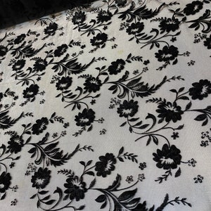 ballet flat coral embroidered fabric black grosgrain