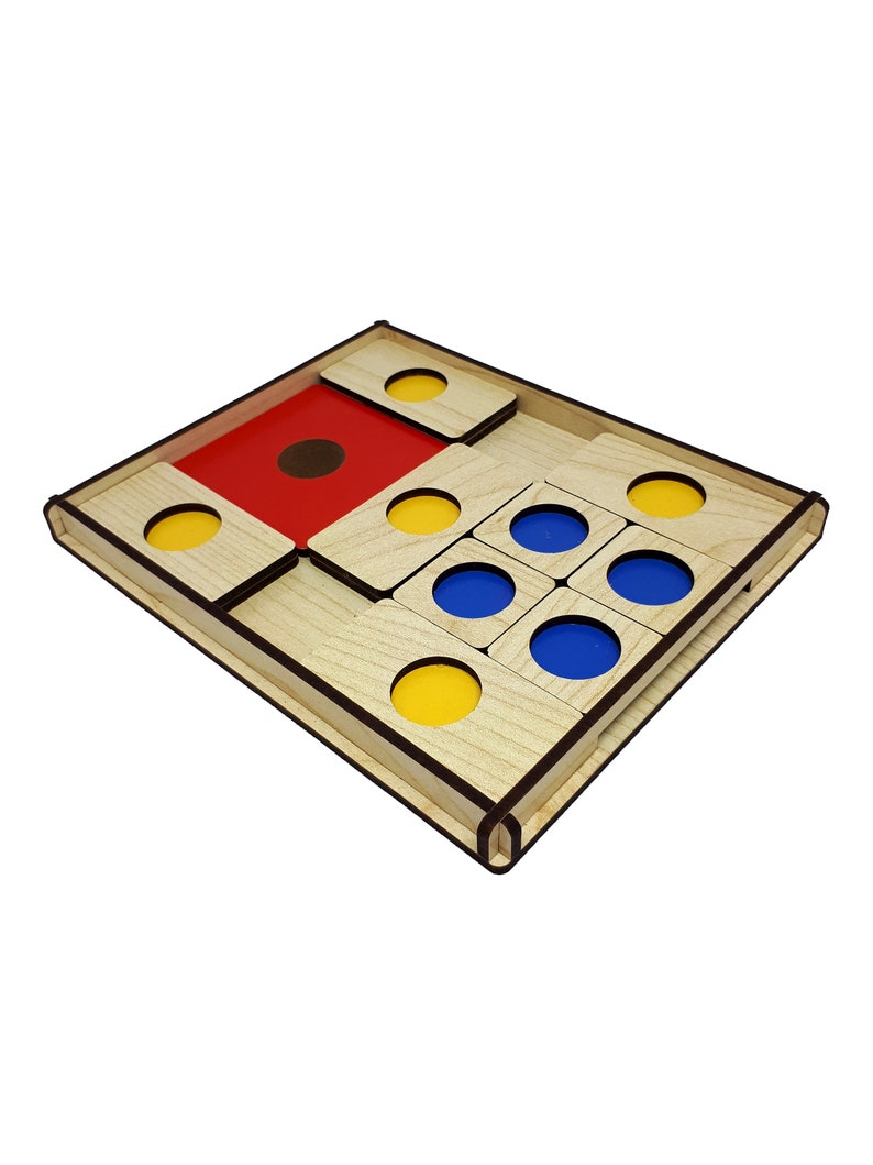 Livart Klotski Puzzle the Escape Sliding Block Puzzle Etsy